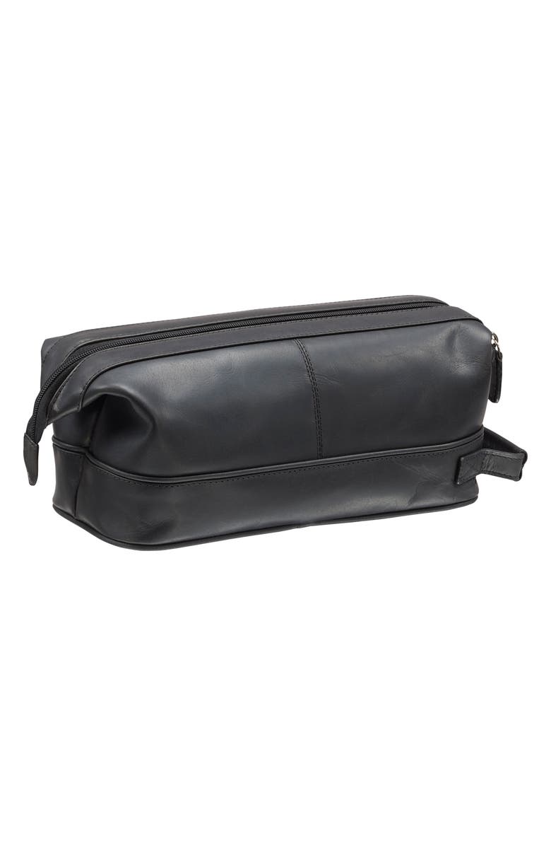 Mancini Classic Toiletry Bag, Alternate, color, Black