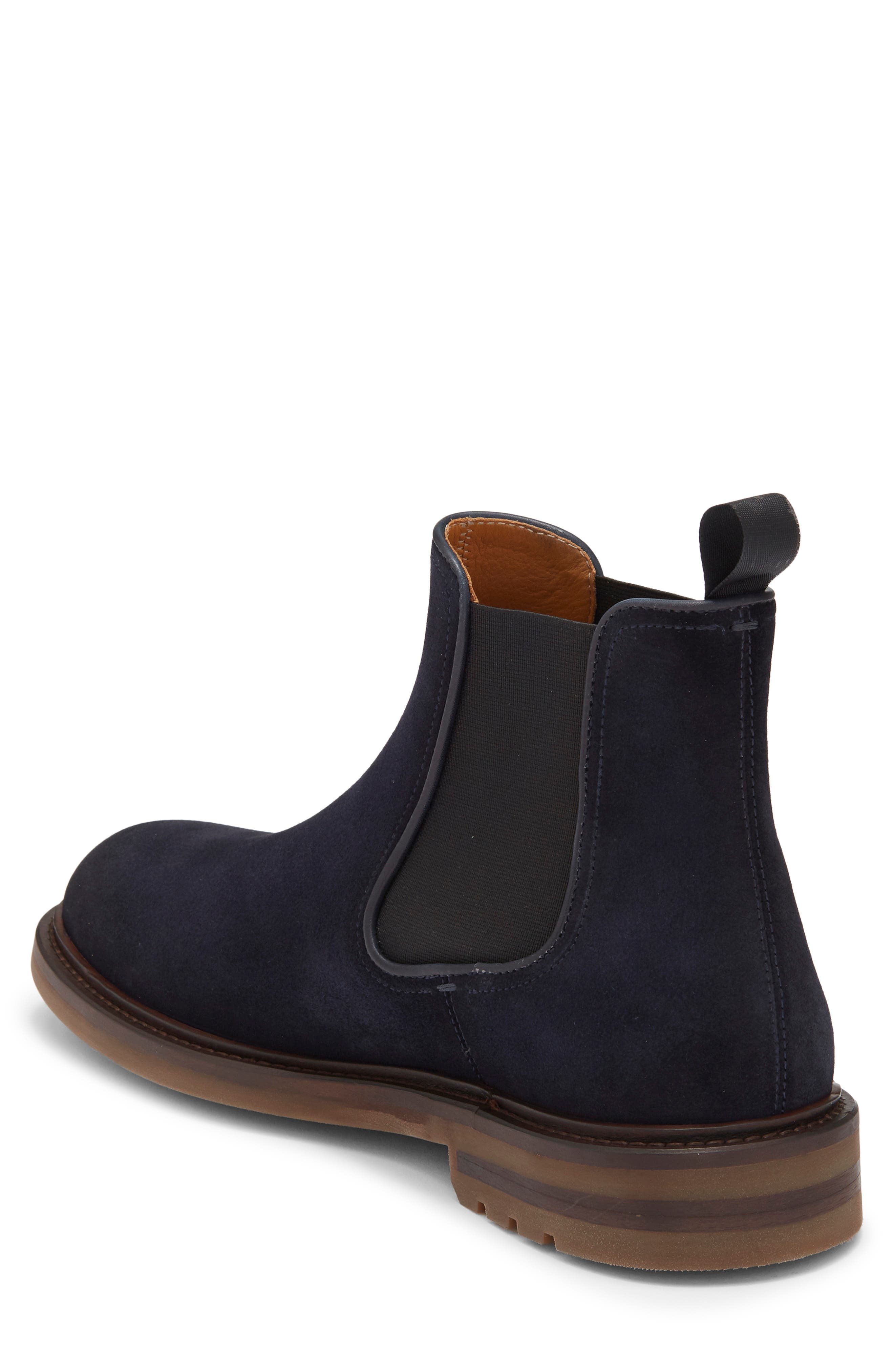 Magnanni Marton Chelsea Boot, Alternate, color, Navy
