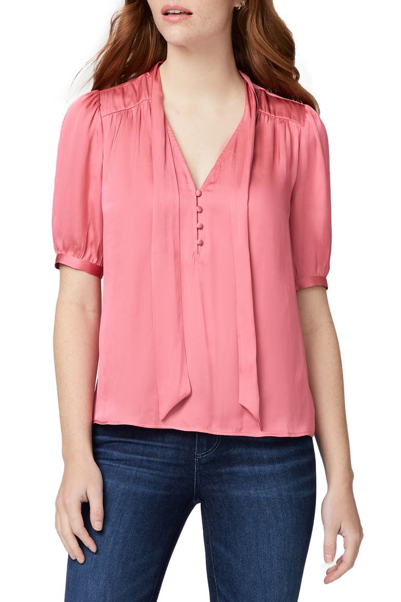 Esta Tie Neck Blouse, Main, color, DST BBLGM