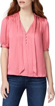 PAIGE Esta Tie Neck Blouse