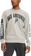 TOMMY JEANS Men's Tommy Jeans Gray San Antonio Spurs James Patch Pullover Sweatshirt