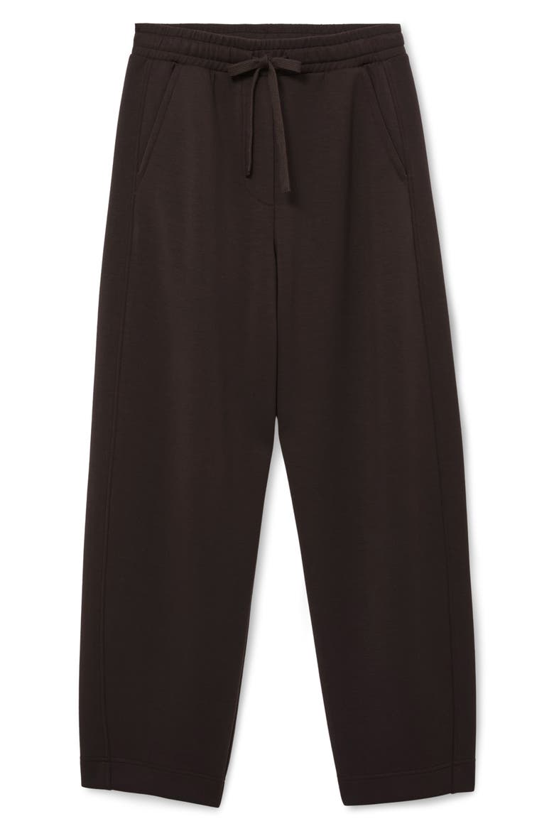 Abigail Ankle Jogger Pants, Alternate, color, DARK CHOCOLATE