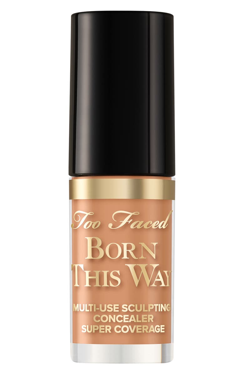 Too Faced Travel Size Born This Way Super Coverage Multi-Use Longwear Concealer, Main, color, Cookie
