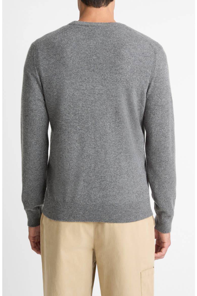 Cashmere Crewneck Sweater, Alternate, color, MEDIUM HEATHER GREY