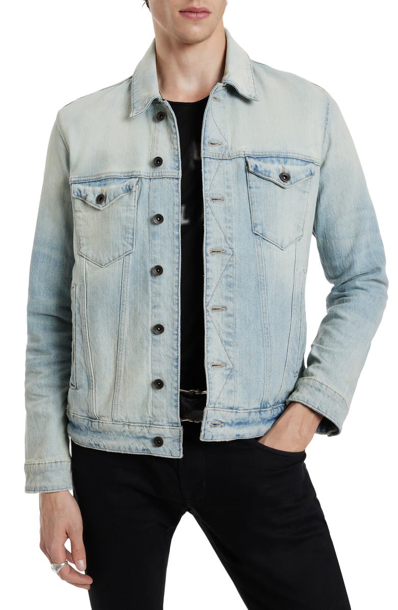 John Varvatos Diego Denim Jacket, Alternate, color, 