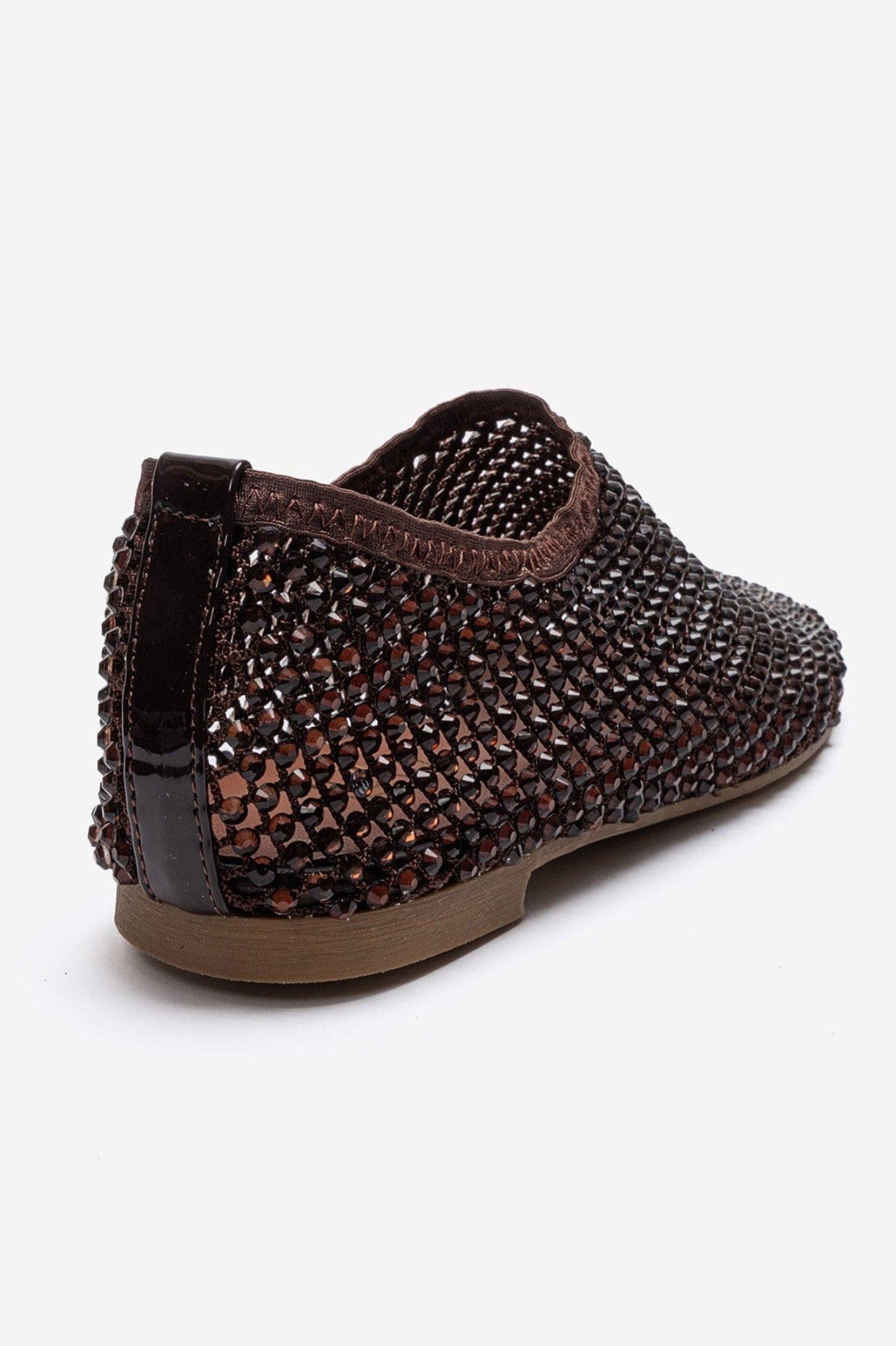 Urela Leather Ballet Flat, Alternate, color, Brown
