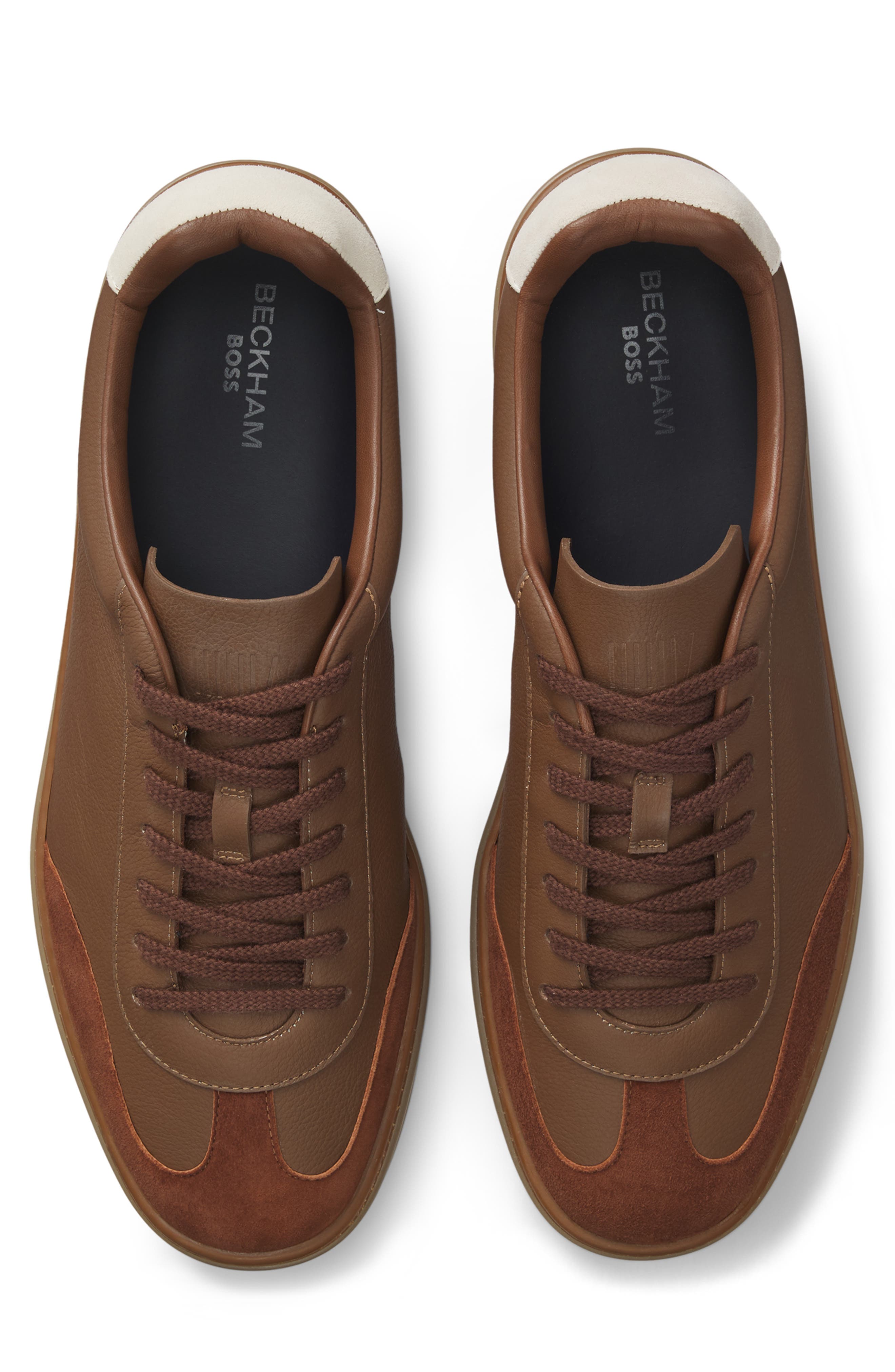 Zarek Low Top Sneaker, Alternate, color, BROWN