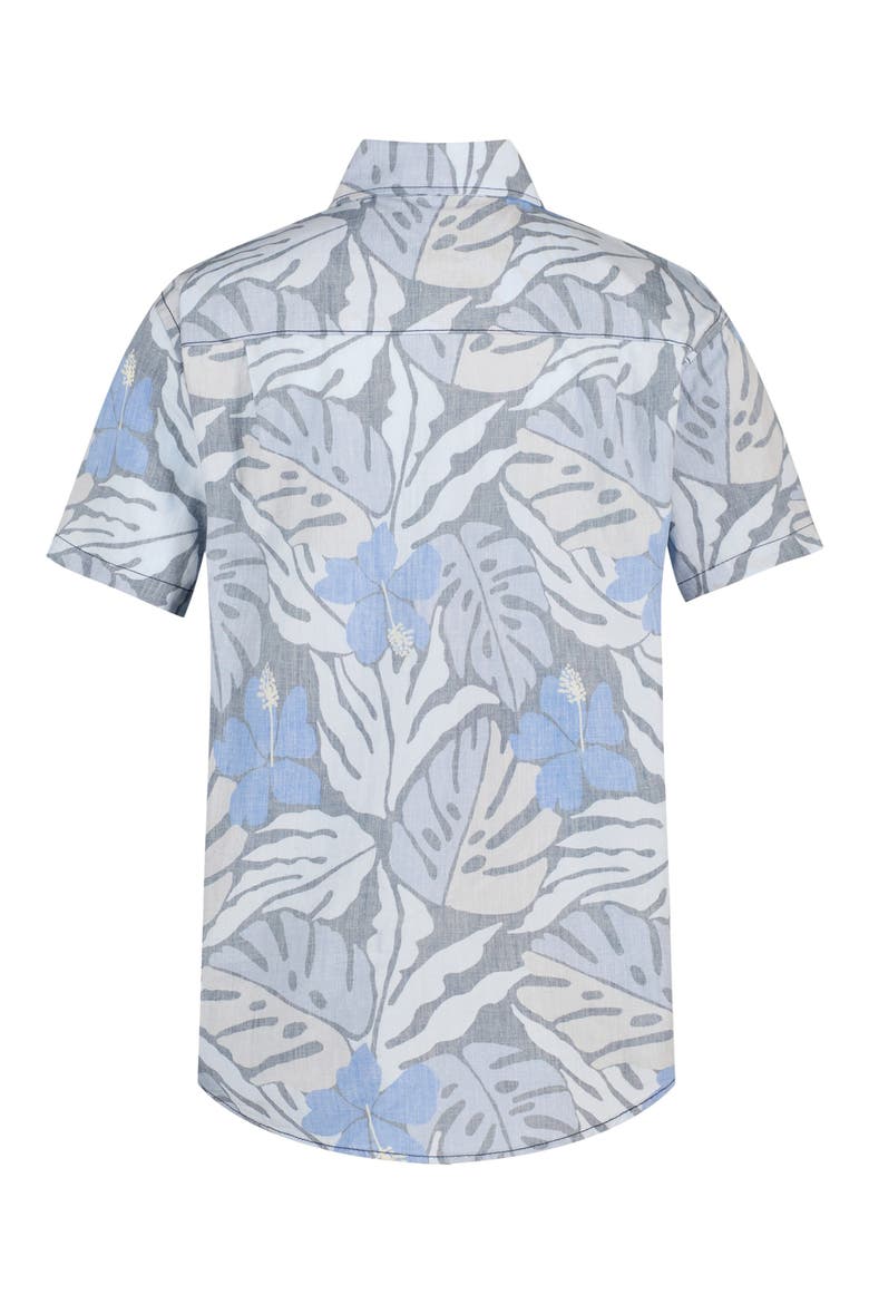 Kids' Palm Breeze Short Sleeve Shirt, Alternate, color, SKYWAY
