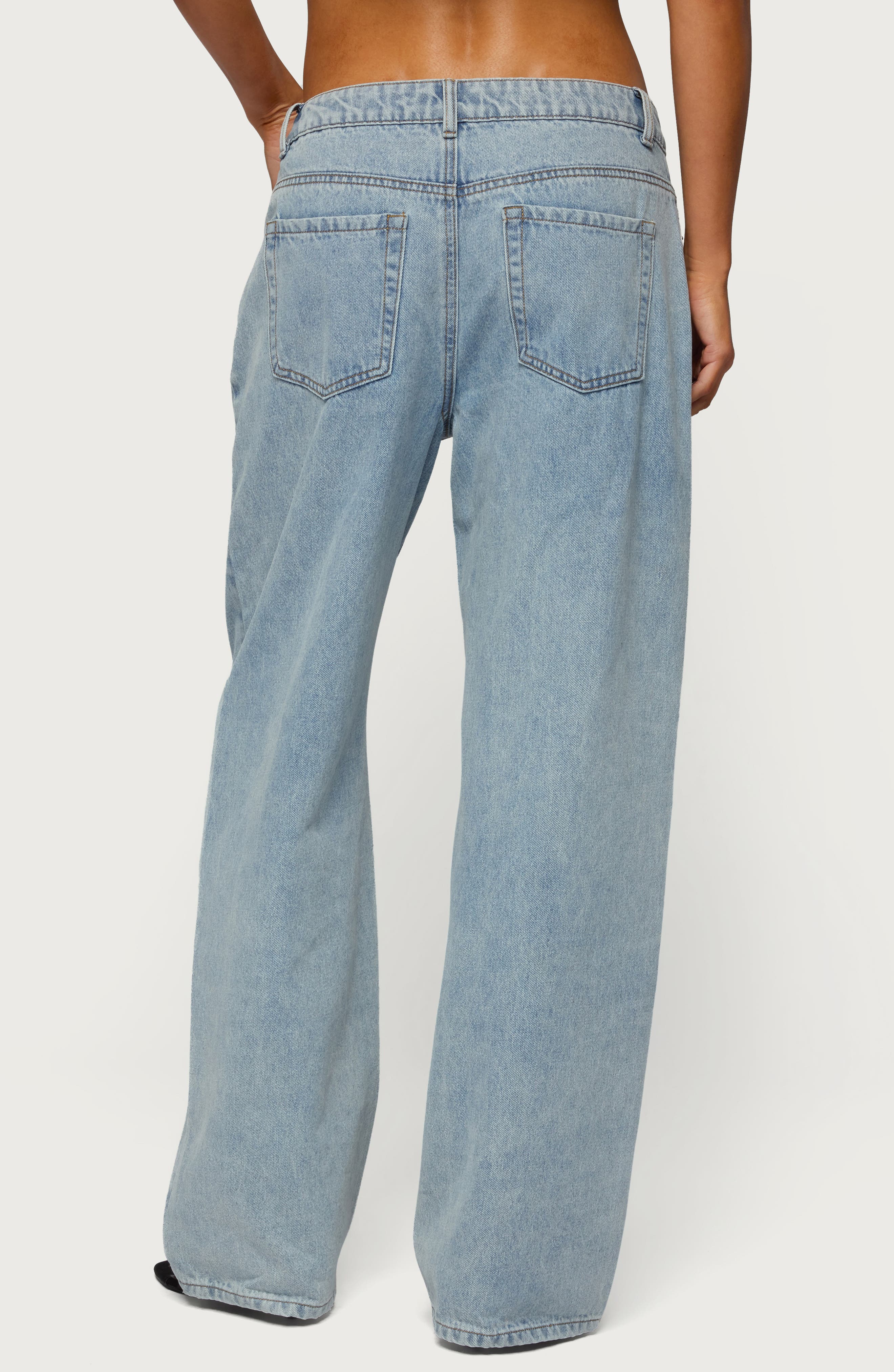 Dalina Low Rise Baggy Jeans - image 2