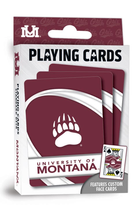 Montana Grizzlies Playing Cards