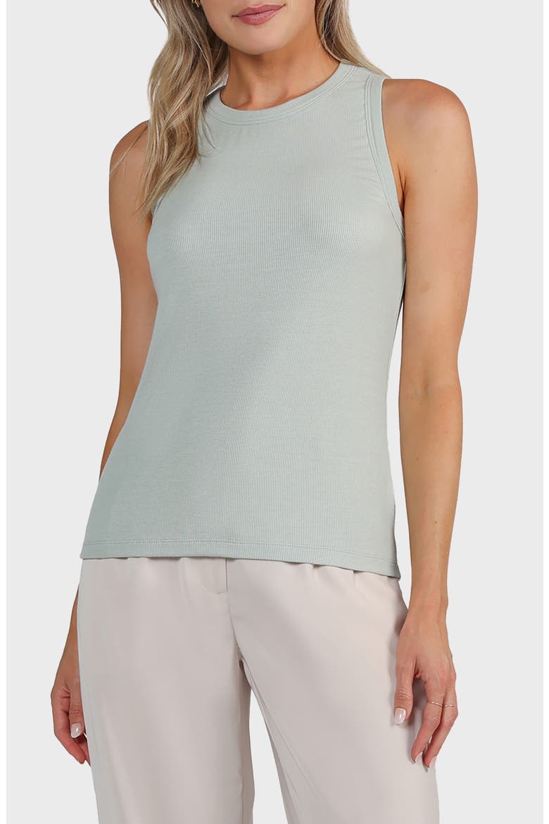 Ribbed Tank, Main, color, SAGE