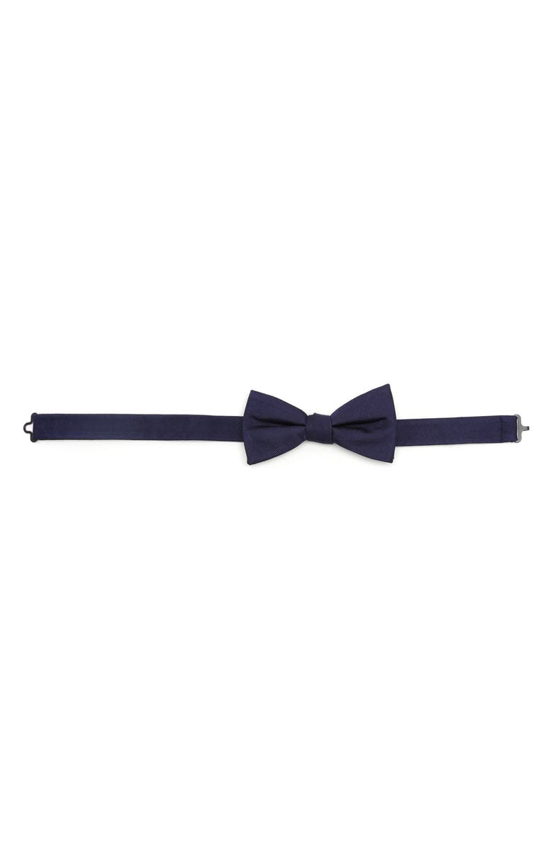 Cufflinks, Inc. Solid Silk Bow Tie, Alternate, color, Navy
