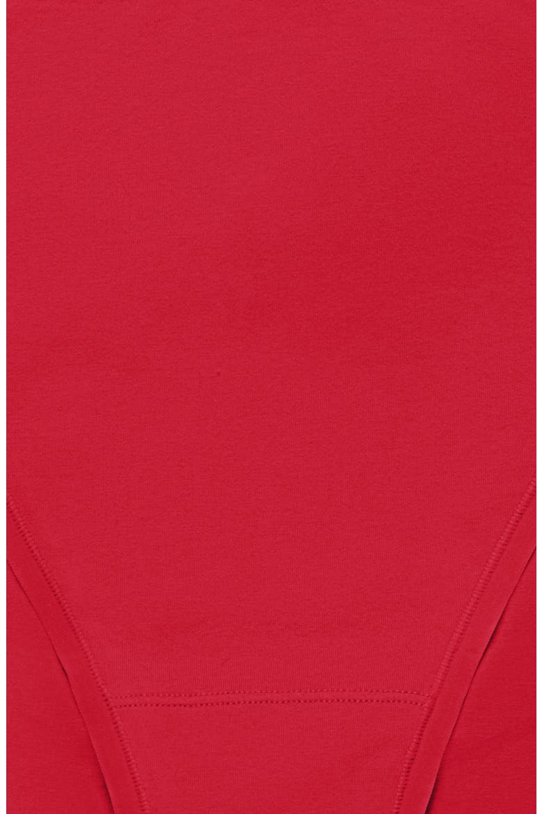 Bliss Bare Cotton High Cut Briefs, Alternate, color, BONFIRE