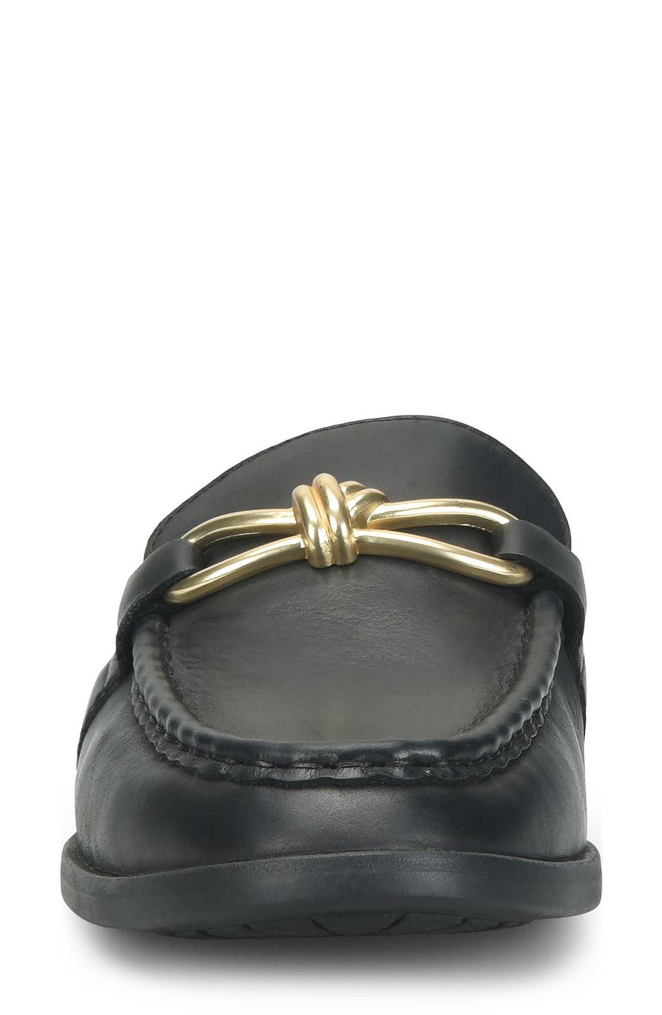 Børn Claire Bit Mule, Alternate, color, Black Leather