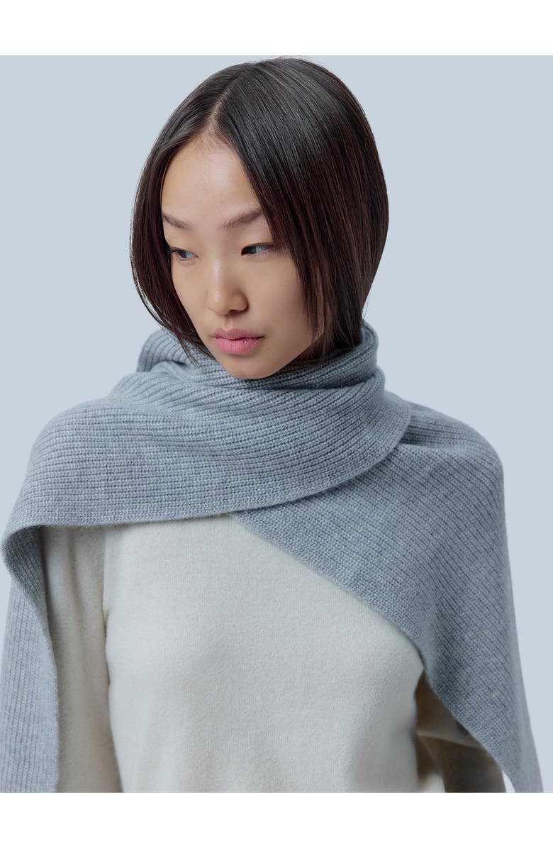 GOBI Mongolian Cashmere Fisherman Knit Scarf, Main, color, High Rise