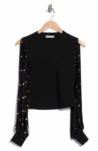 Kinney Studded Sleeve Top