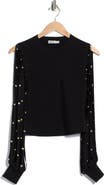Simkhai Kinney Studded Sleeve Top