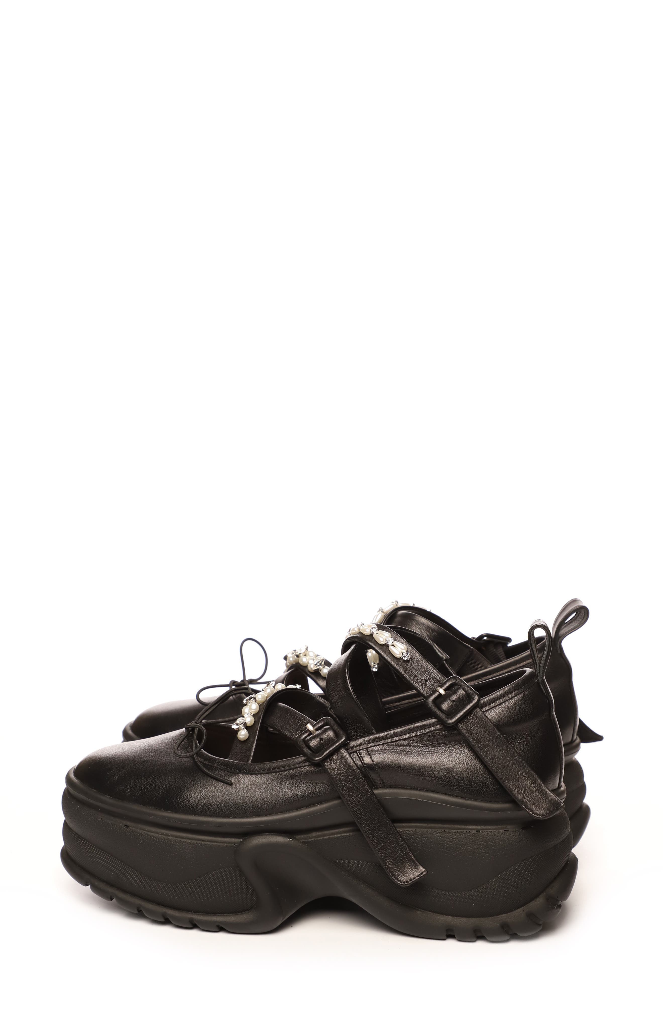 Simone Rocha Platform Ballerina Sneaker, Alternate, color, 