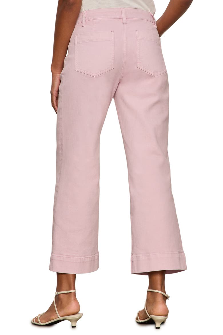 The Marine Crop Denim Pants, Alternate, color, PETAL PURPLE