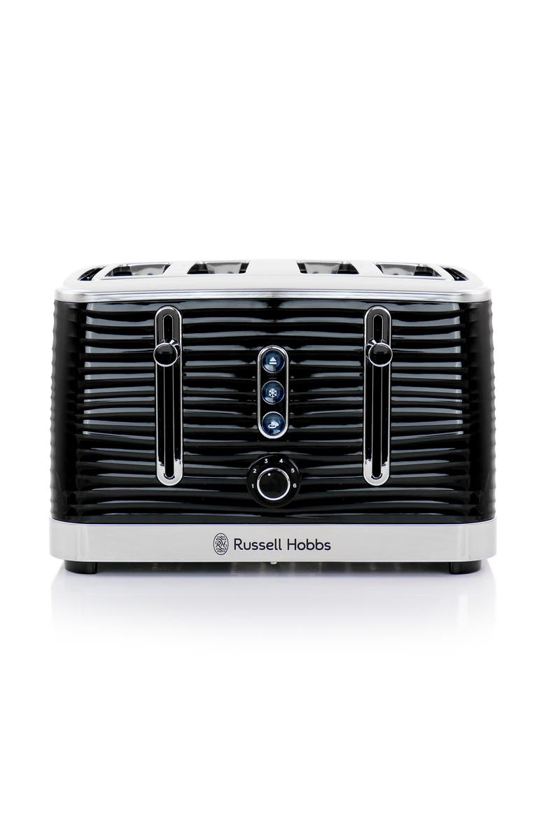 Russell Hobbs Retro Style 4 Slice Toaster, Alternate, color, Black