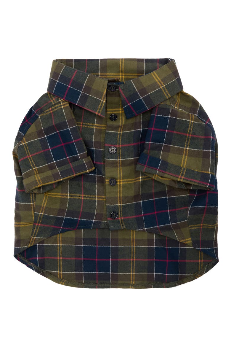 Tartan Fortrose Cotton Flannel Dog Shirt, Alternate, color, CLASSIC TARTAN