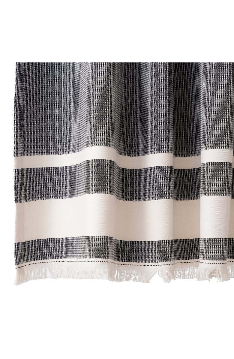 Olive 
Linen Waffle Shower Curtain, Alternate, color, 