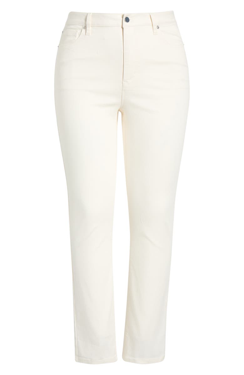 Anne Klein Leo Straight Leg Jeans, Main, color, White Dove
