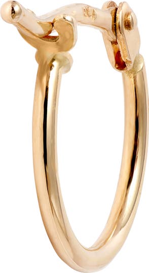 14K Gold Mini Hoop Earrings