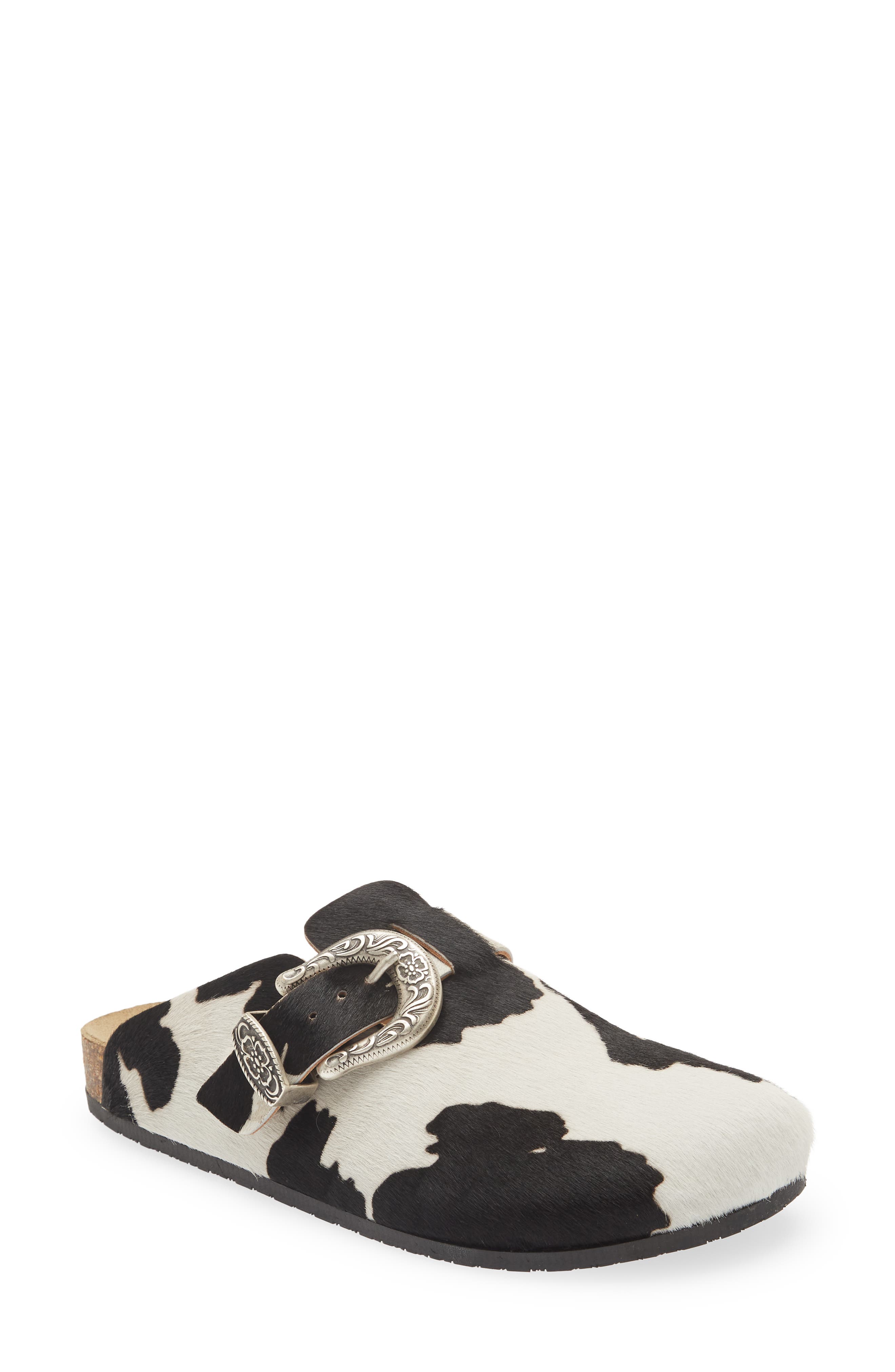 Brother Vellies Greg Genuine Calf Hair Clog, Main, color, 