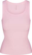 SKIMS Stretch Cotton Rib Scoop Tank