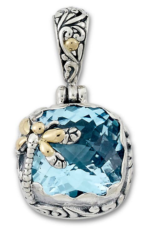 Topaz Dragonfly Pendant