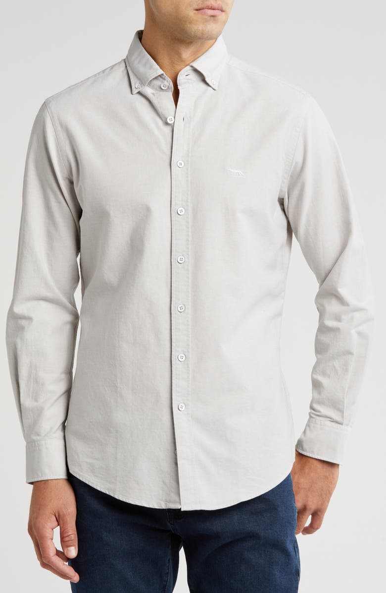 Rodd & Gunn Dallington Solid Button-Down Shirt, Main, color, Stone