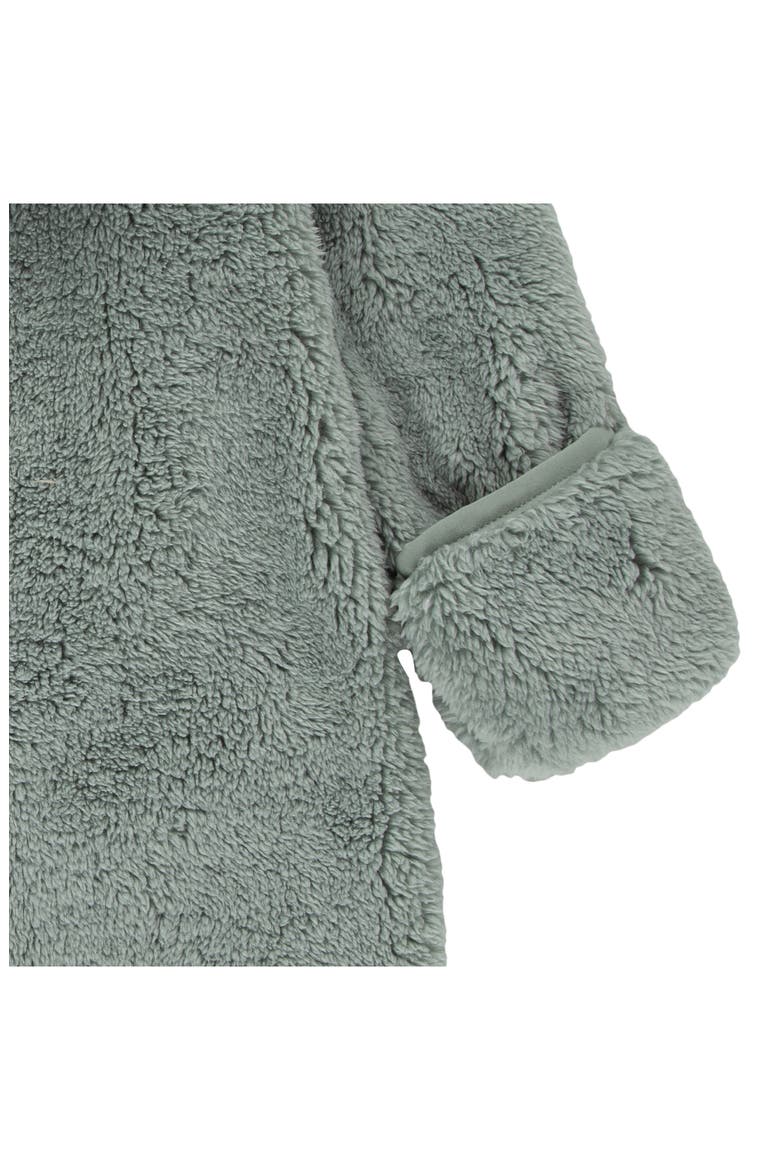 High Pile Fleece Convertible Coverall, Alternate, color, MICA GREEN
