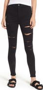 Topshop MOTO Joni Ripped Skinny Jeans