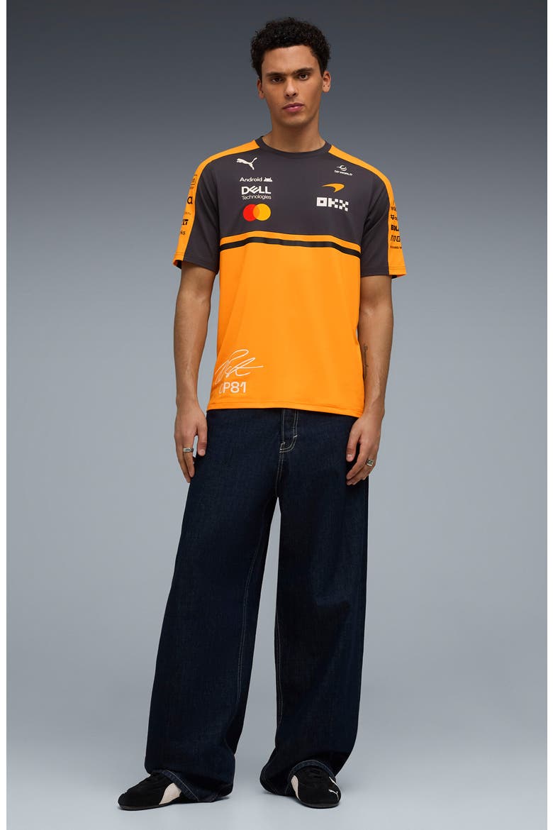 McLaren Replica Piastri Racing T-Shirt, Alternate, color, PAPAYA