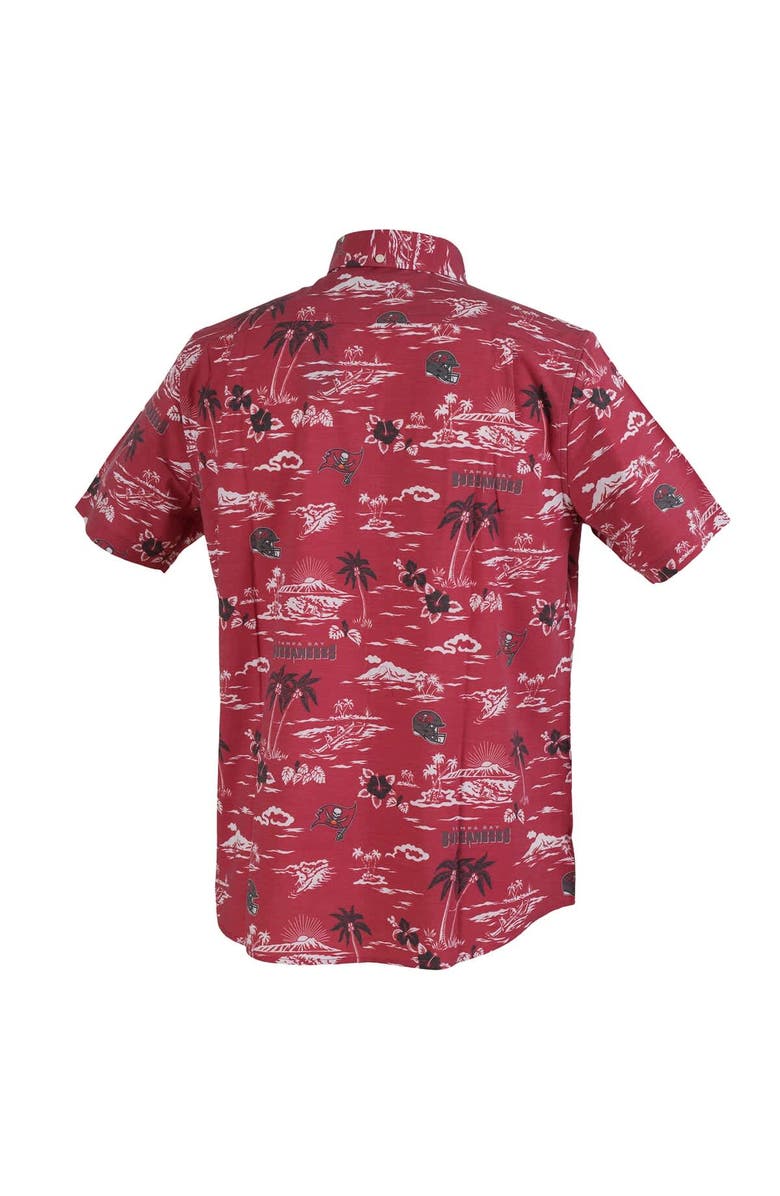 Reyn Spooner Men's Reyn Spooner Red Tampa Bay Buccaneers Kekai Performance Button-Down Shirt, Alternate, color, 
