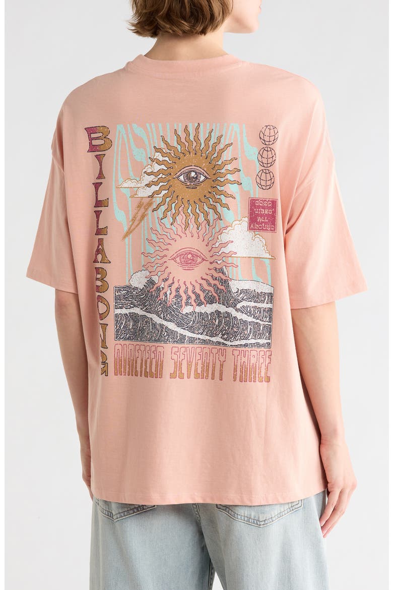 Wave Trip Graphic T-Shirt, Alternate, color, FADED ROSE