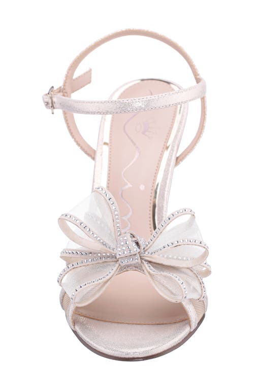 Nina Vayda Ankle Strap Sandal In Platino