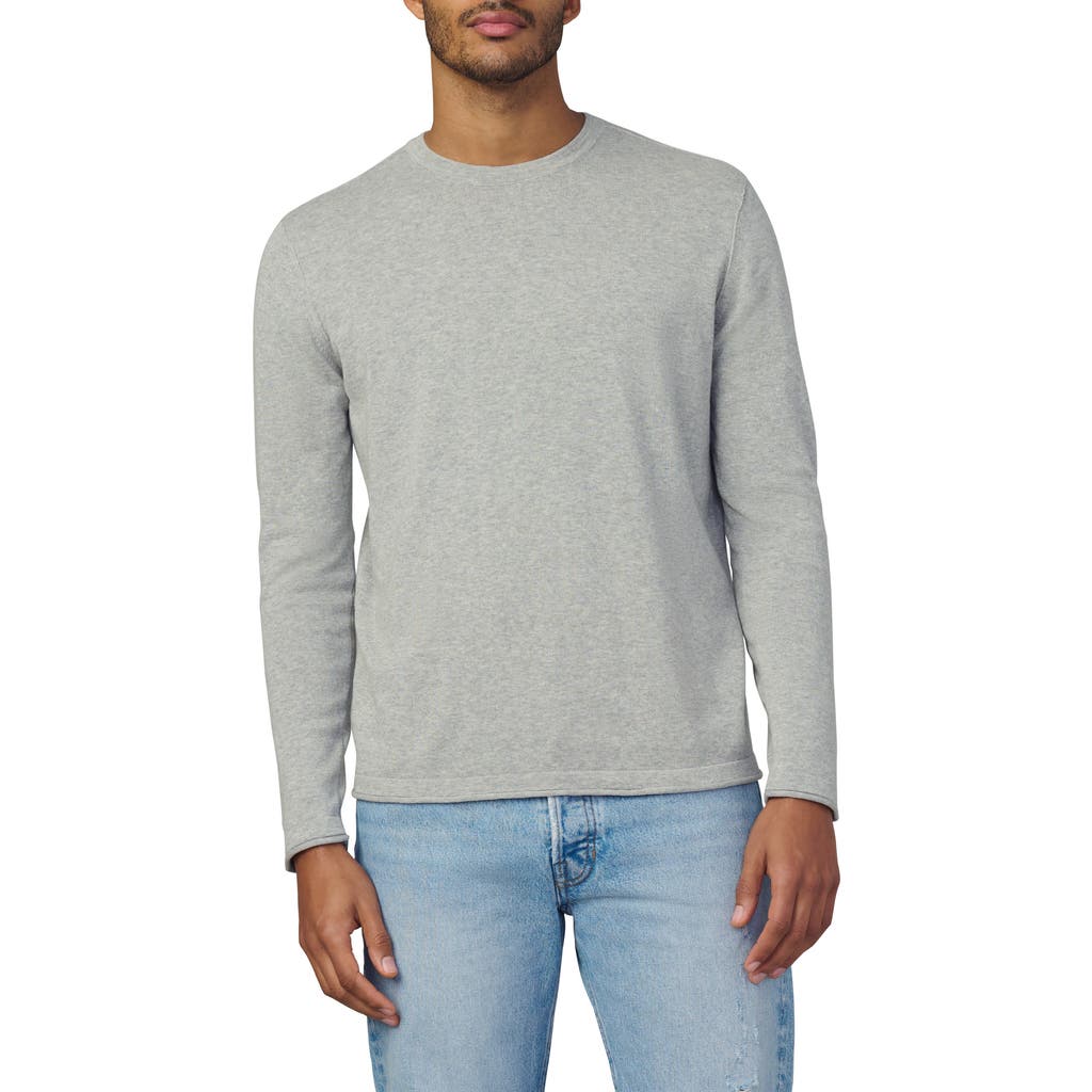 Joe's Cotton Crewneck Sweater In Gray