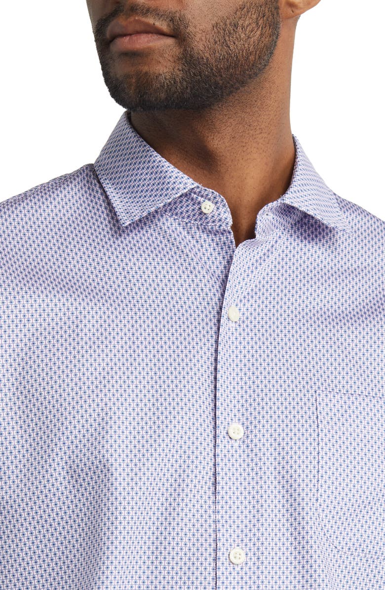 Peter Millar Short Sleeve Button-Up Shirt, Alternate, color,