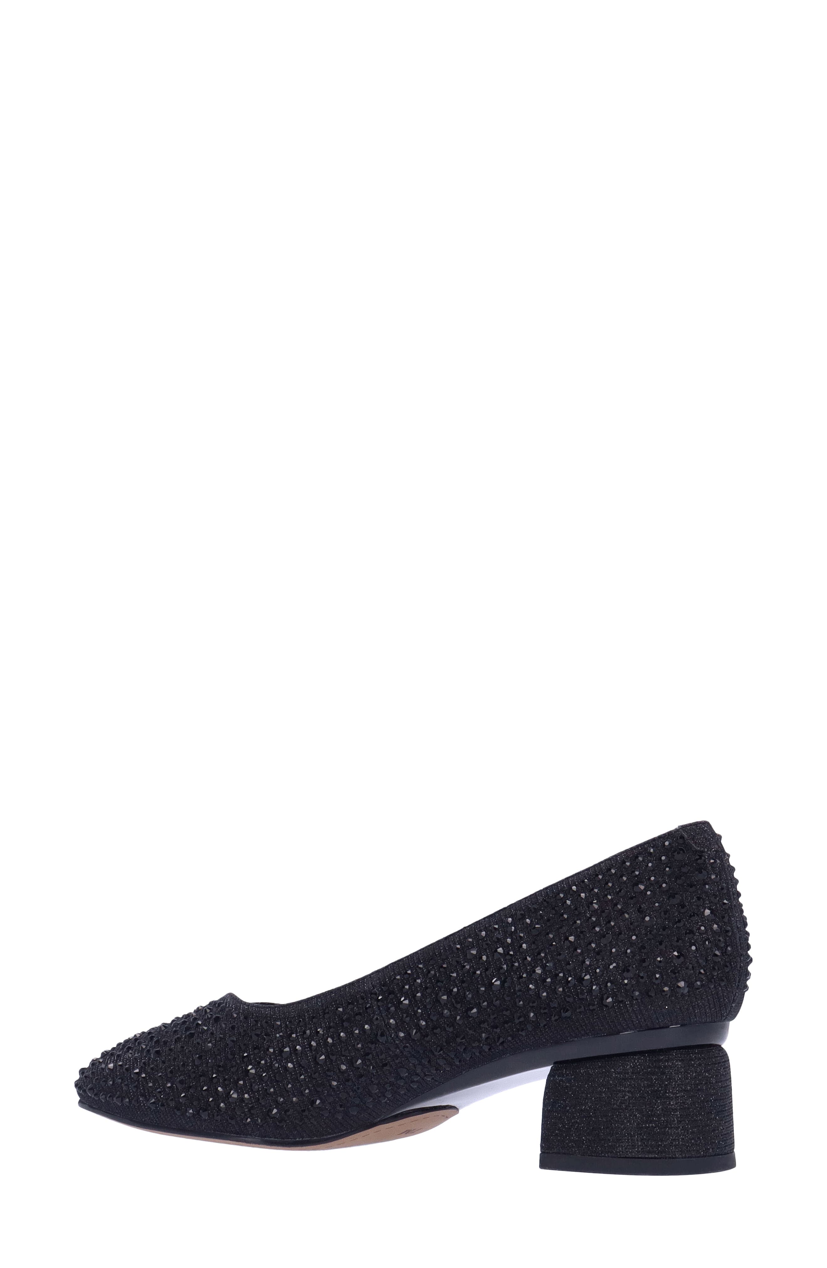 J. Reneé Bielle Embellished Pump, Alternate, color, Black
