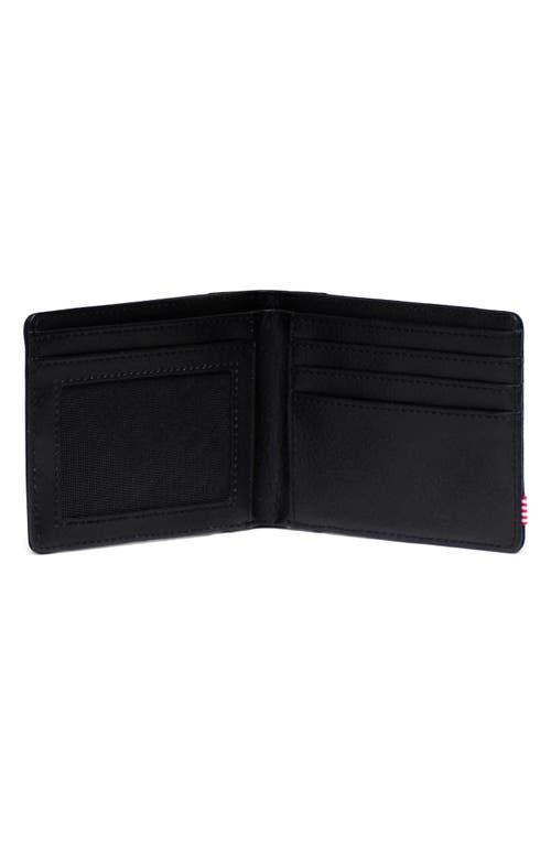 Herschel Supply Co . Hank Rfid Bifold Wallet In Black