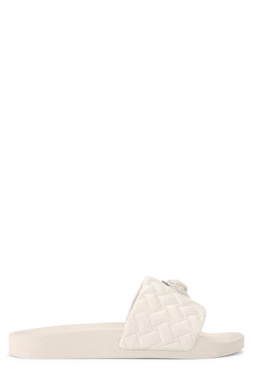 Kurt Geiger London Meena Eagle Slide Sandal In Natural