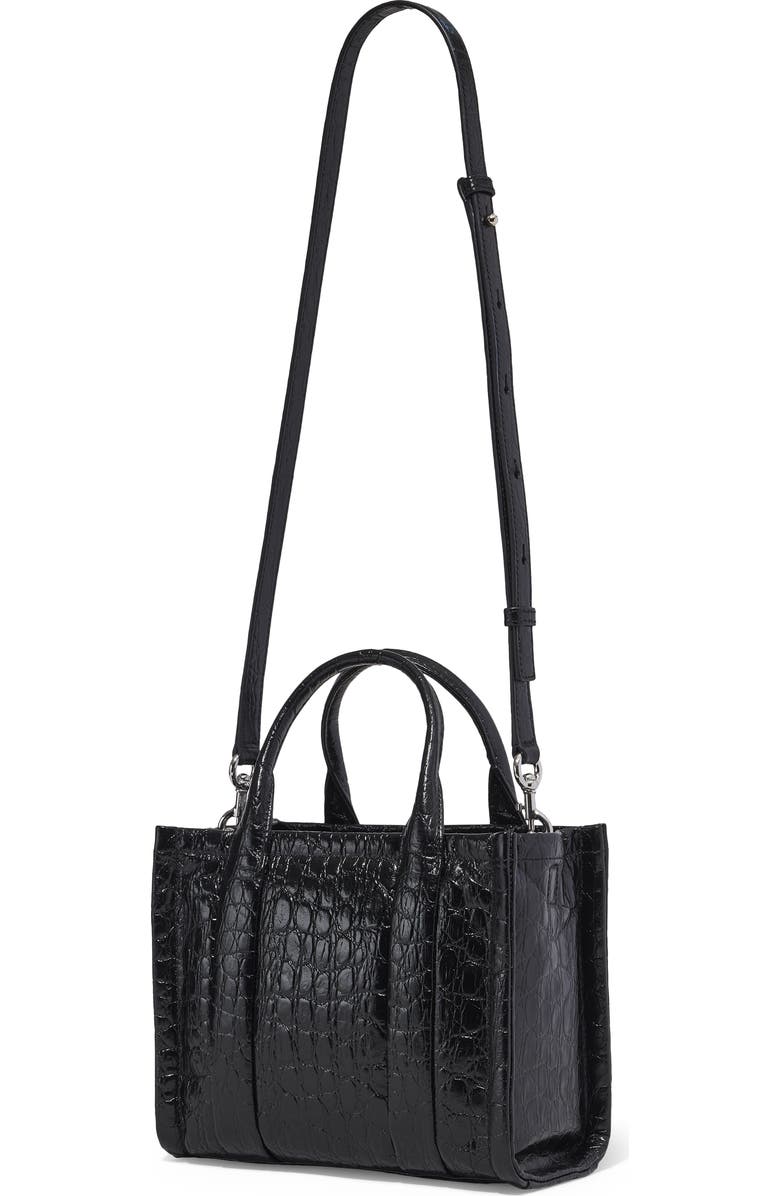 Marc Jacobs The Mini Croc Embossed Leather Tote, Alternate, color,