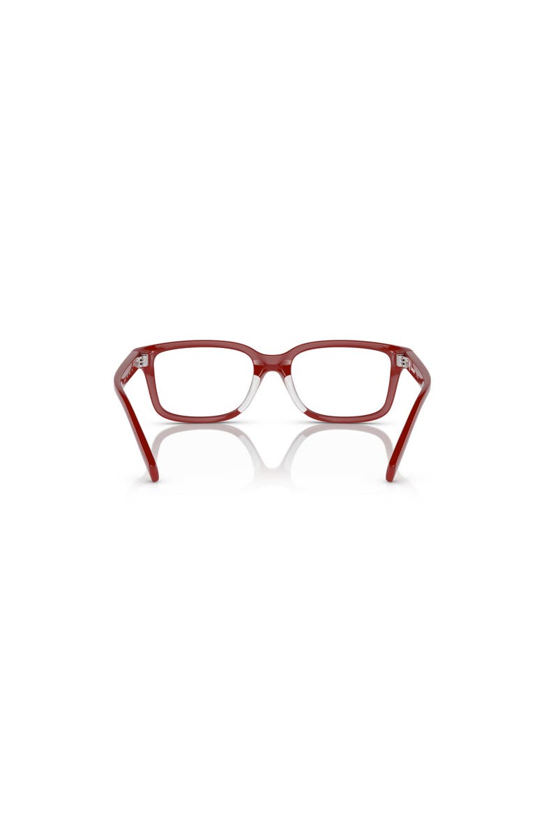 48mm Rectangle optical glasses, Alternate, color, Red