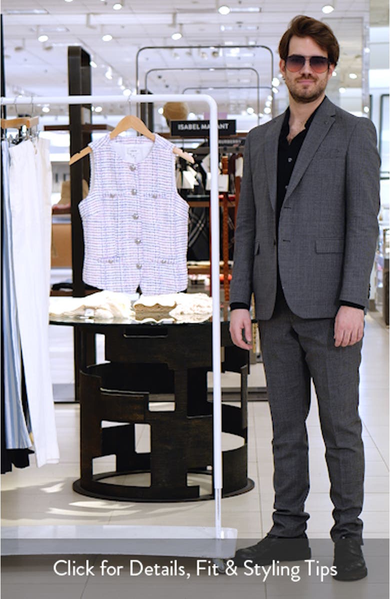 Tweed Cutaway Vest, sales video thumbnail