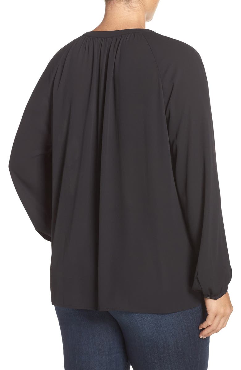 Sejour Pleat Front Peasant Blouse, Alternate, color, 