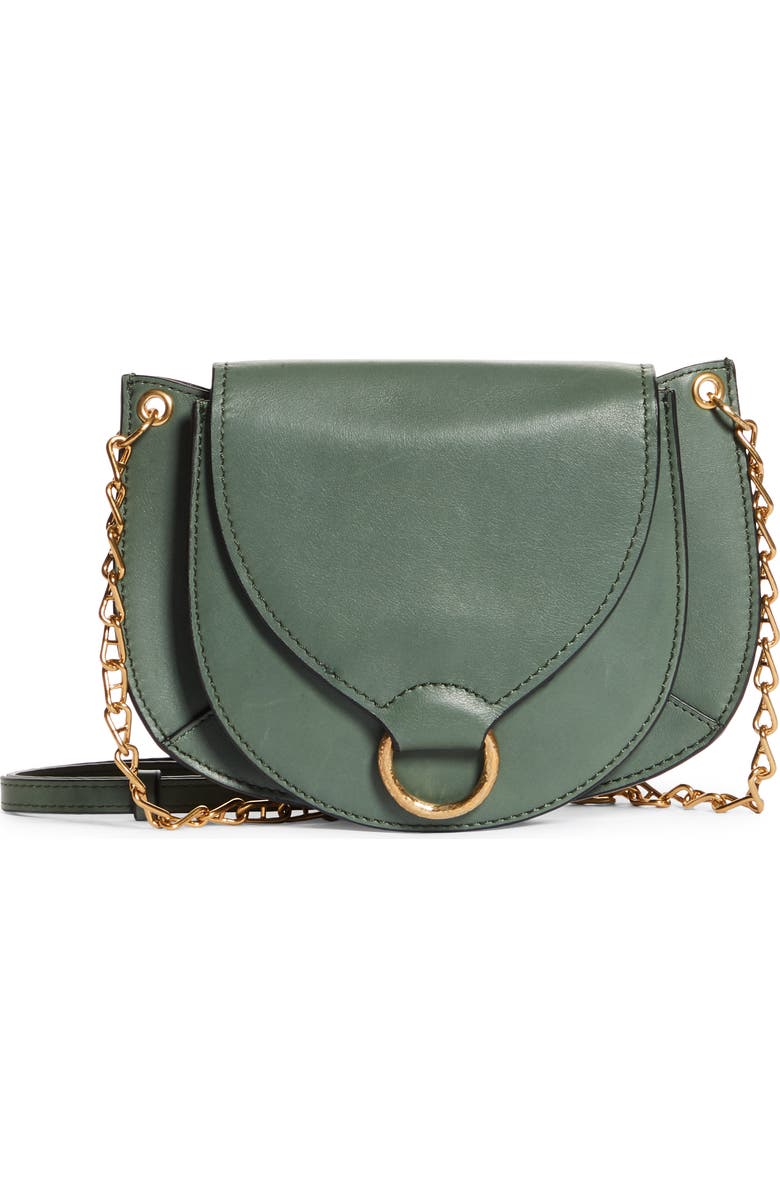 Ulla Johnson Esme Leather Crossbody Bag, Main, color,