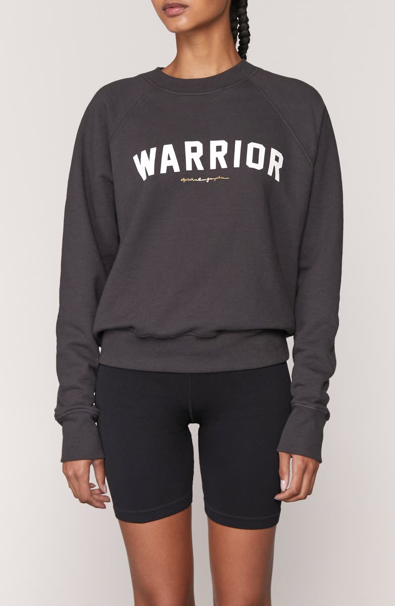Spiritual Gangster Warrior Bridget Cotton Sweatshirt, Alternate, color, 