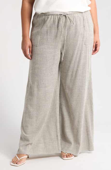 Renee C Stripe Wide Leg Pants